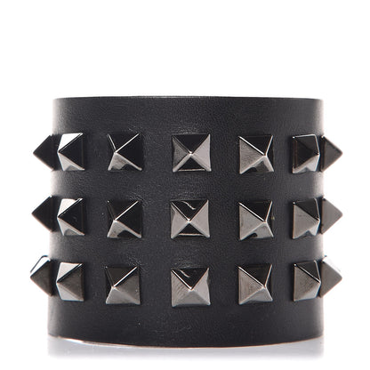 Valentino Garavani Vitello Rockstud Bracelet Black 1 of 5