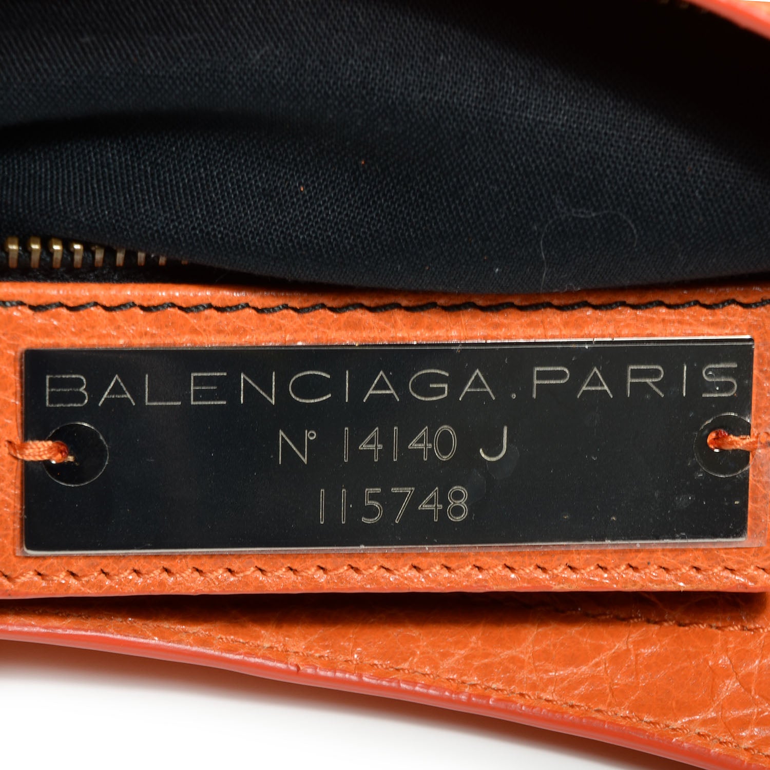 Balenciaga Agneau City Tangerine 7 of 10