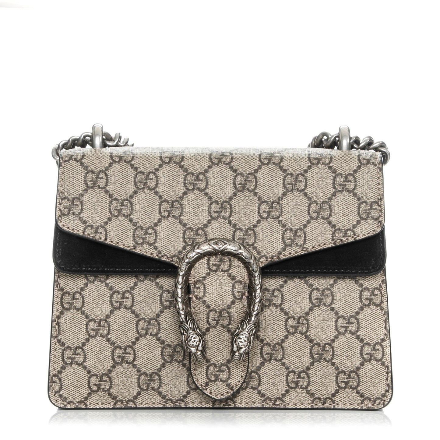 GG Supreme Monogram Mini Dionysus Shoulder Bag Black