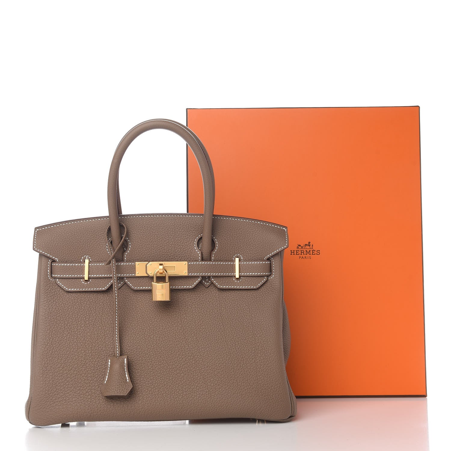 Hermes Togo Birkin 30 Etoupe 33 of 33