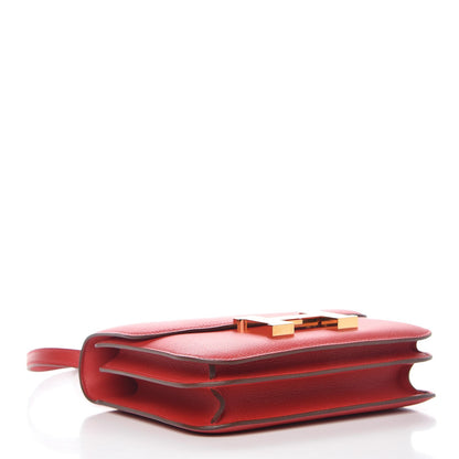 Hermes Evercolor Constance 18 Rouge Casaque 4 of 15