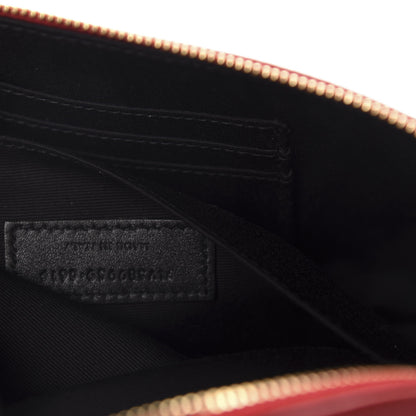 Saint Laurent Grain De Poudre Monogram Belt Bag Rouge Eros 9 of 10