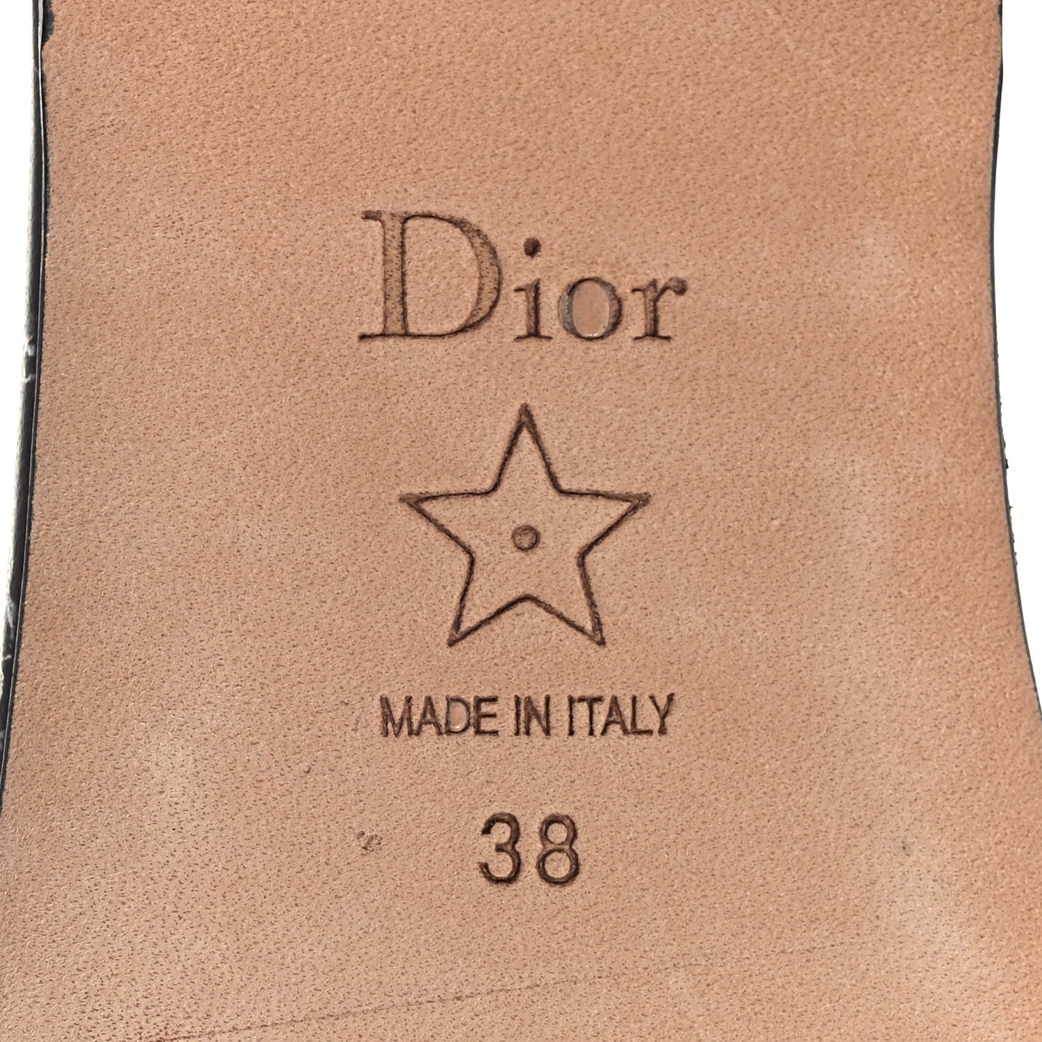 Christian Dior Canvas Around the World Embroidered Dway Flat Slide Sandals 38 Black White 6 of 9
