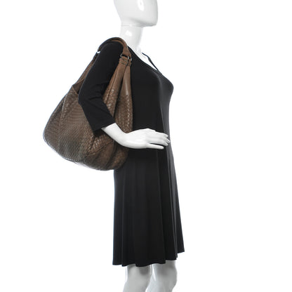 Bottega Veneta Nappa Intrecciato Large Campana Ash Scuro 2 of 14