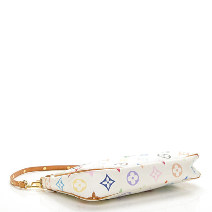 Louis Vuitton Monogram Multicolor Pochette Accessories White 4 of 9