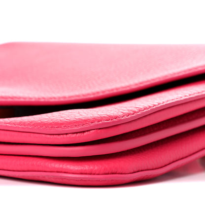 Bottega Veneta Calfskin Mount Envelope Bag Pink 8 of 10