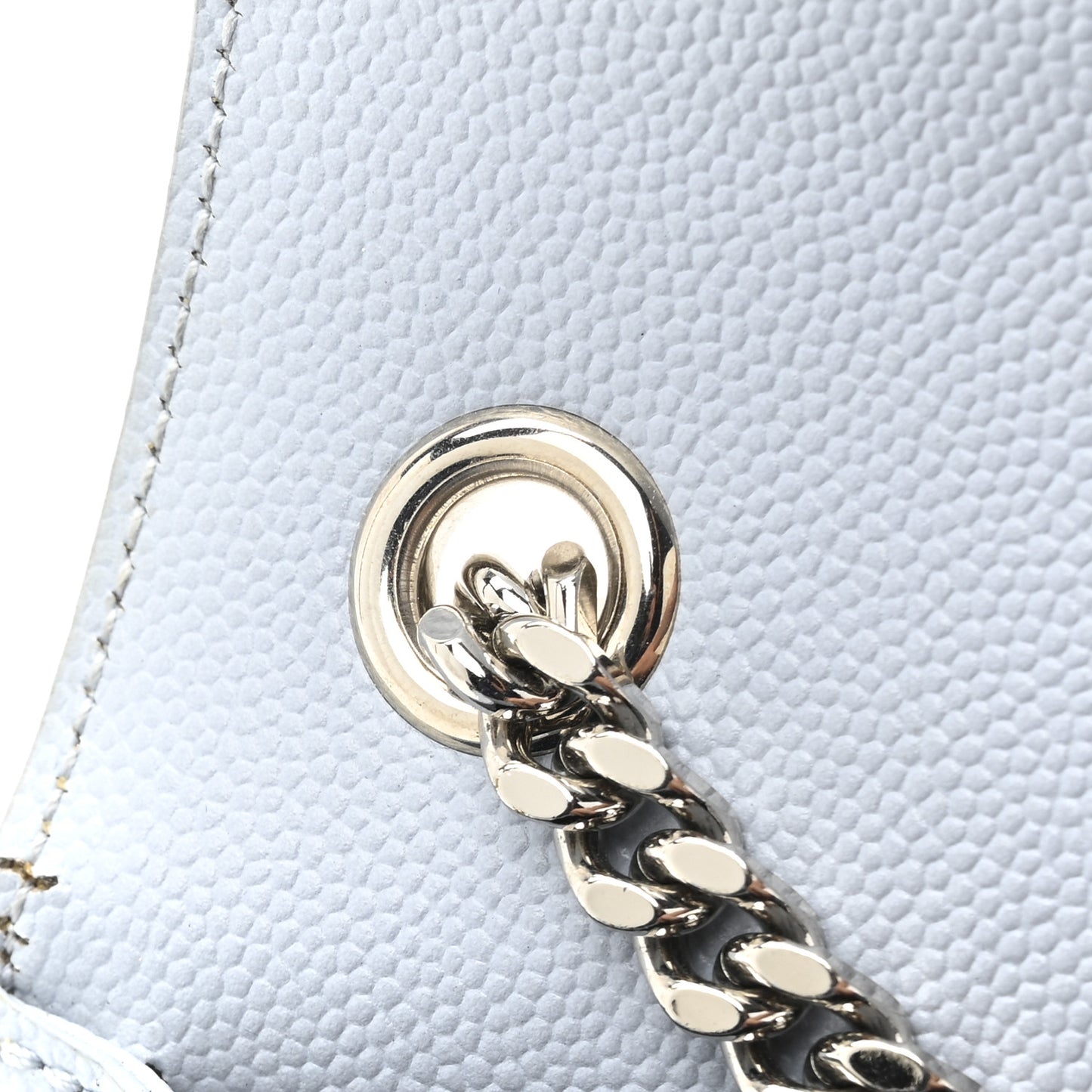 Grain De Poudre Small Monogram Kate Satchel Sky Blue