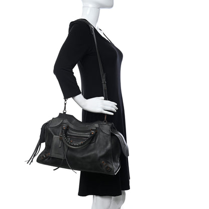 Balenciaga Used Calfskin Rust Hardware Neo Classic City Black 2 of 17