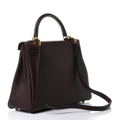 Hermes Togo Kelly Retourne 32 Chocolate 2 of 9