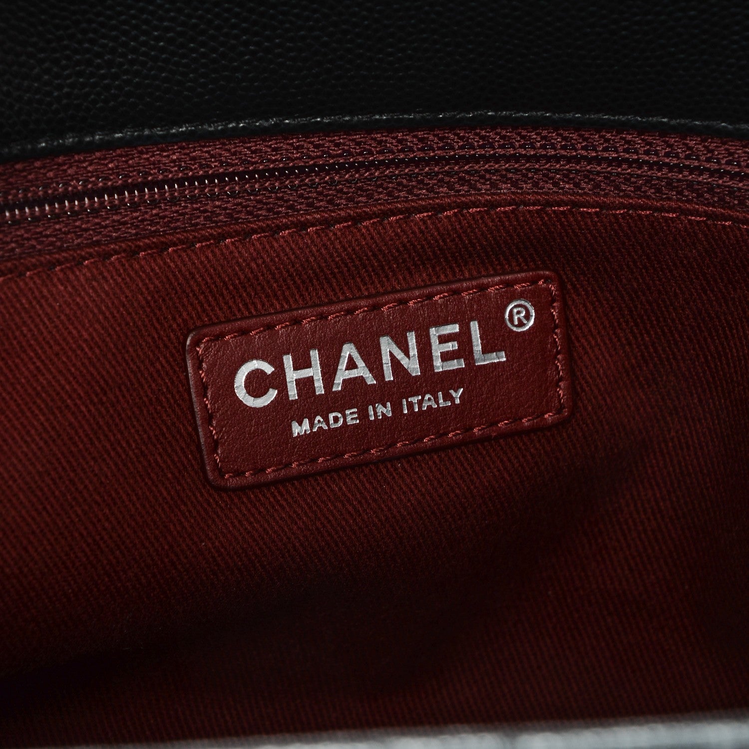 Chanel Caviar Quilted Medium Coco Handle Flap Black 6 of 7