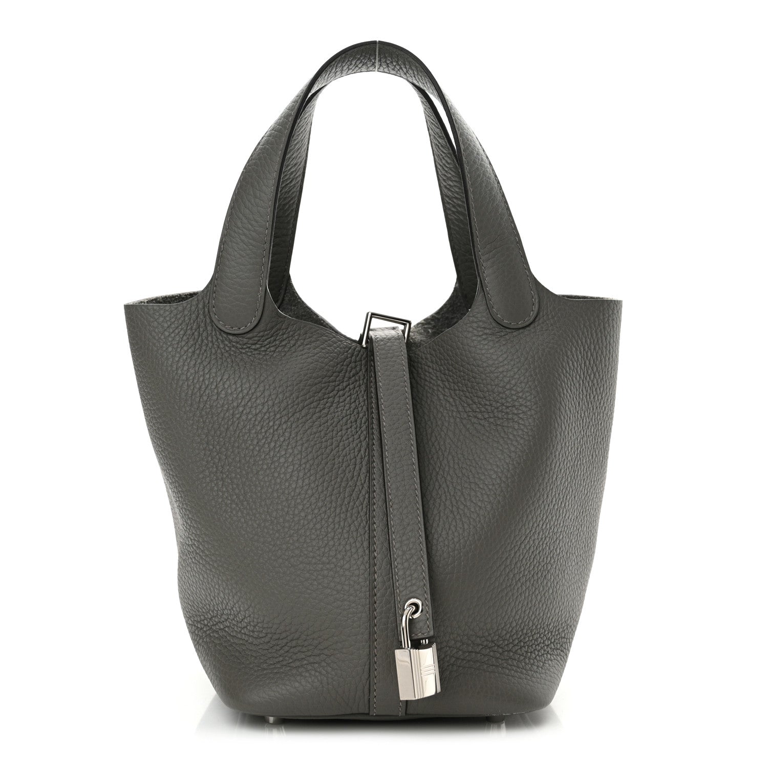 Hermes Taurillon Clemence Picotin Lock 18 PM Gris Meyer 1 of 13