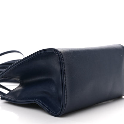 Telfar Vegan Leather Small Shopping Bag Navy 7 of 8