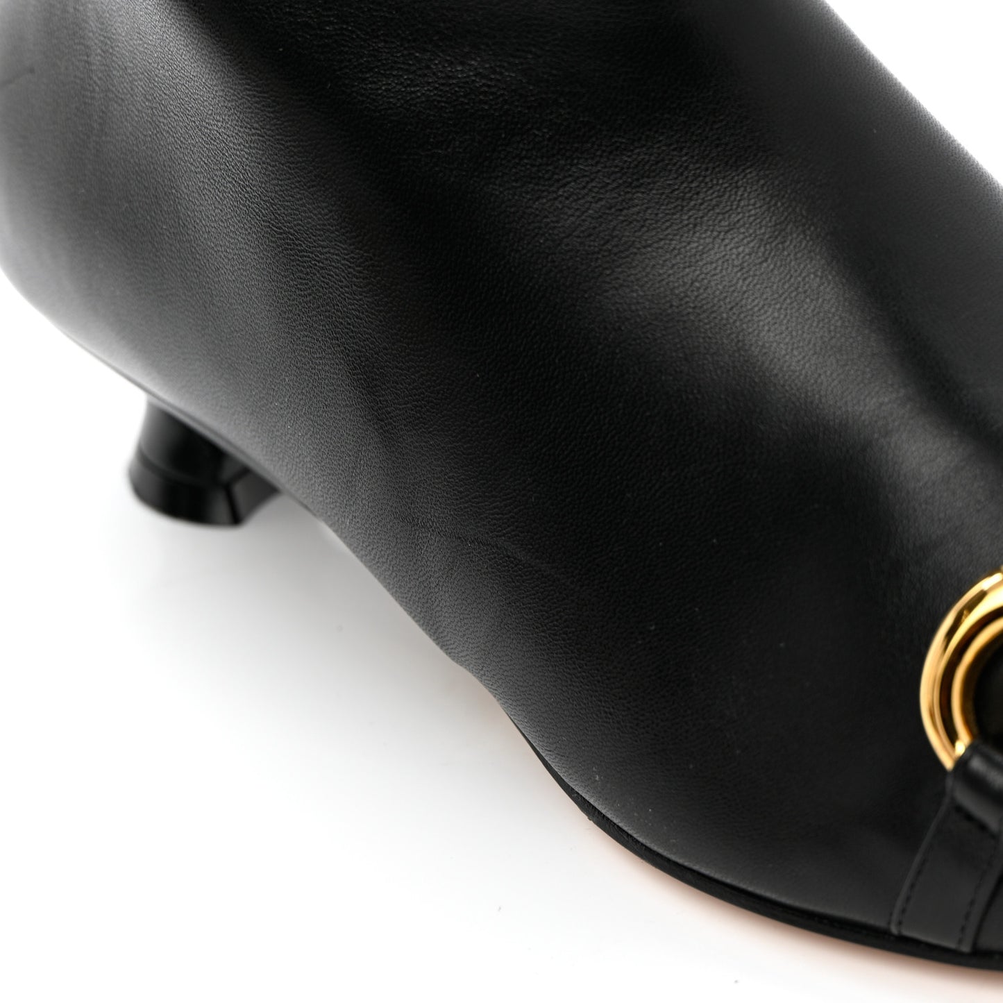 Nappa Horsebit Over The Knee Boots 35 Black