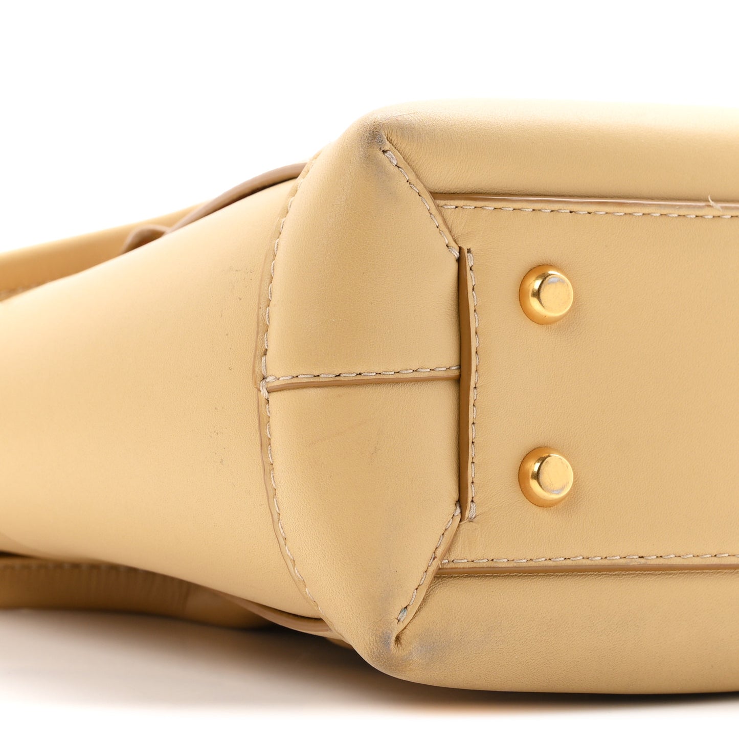 French Calfskin Maxi Intrecciato Small Arco Tapioca