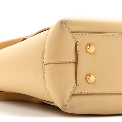 Bottega Veneta French Calfskin Maxi Intrecciato Small Arco Tapioca 9 of 11