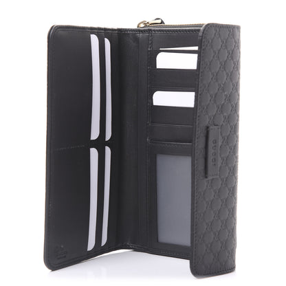 Gucci Soft Microguccissima Continental Zip Wallet Black 6 of 11