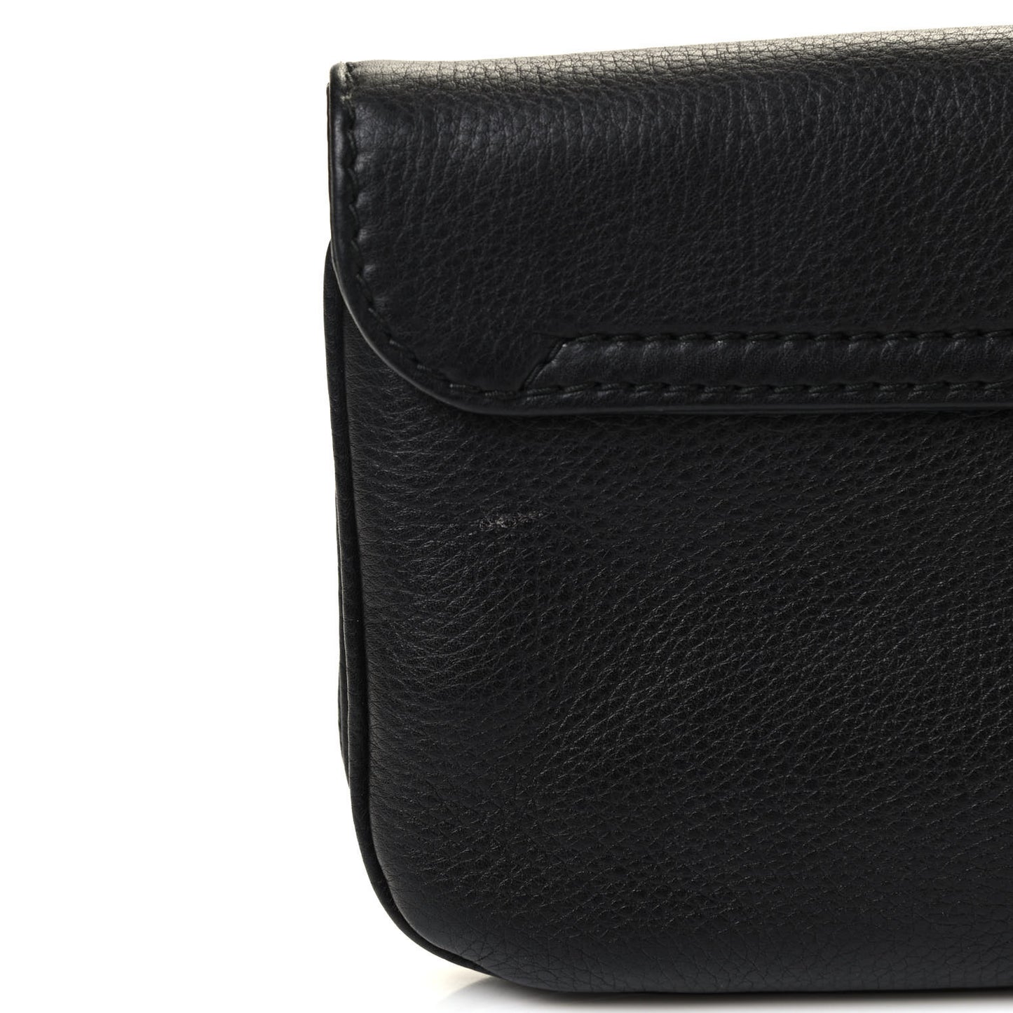 Calfskin Greenwich Clutch Black