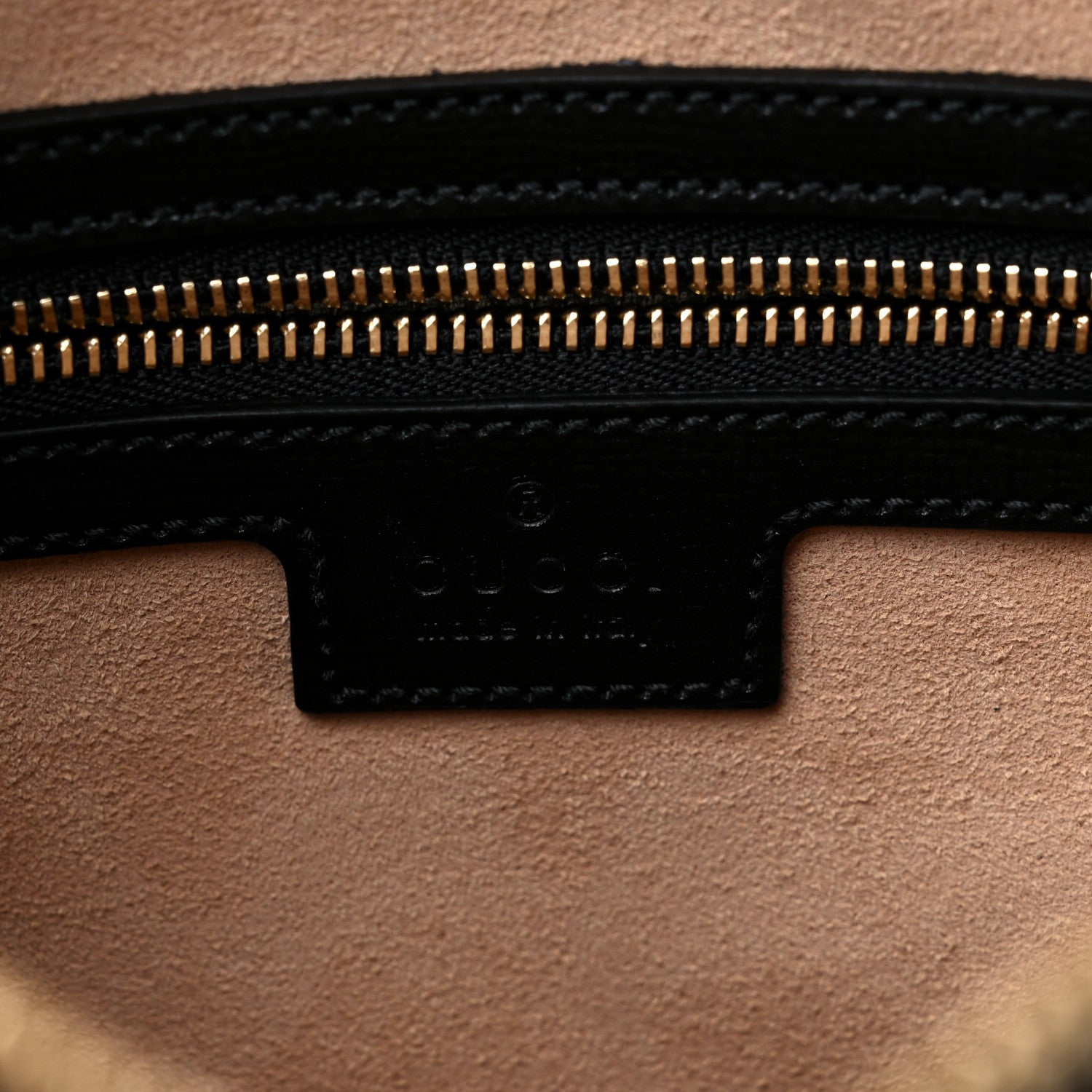 Gucci Textured Calfskin Small Horsebit 1955 Shoulder Bag Black 6 of 8