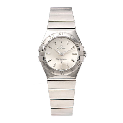 Omega Stainless Steel 27mm Constellation Quartz Watch 123.10.27.60.02.001 1 of 6