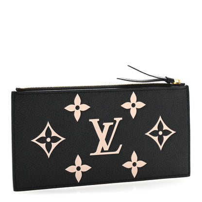 Louis Vuitton Empreinte Monogram Giant Crafty Pochette Felicie Zippered Insert Black 3 of 6