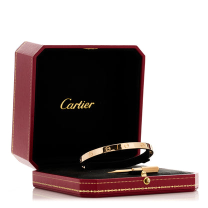 Cartier 18K Pink Gold LOVE Bracelet 20 9 of 9