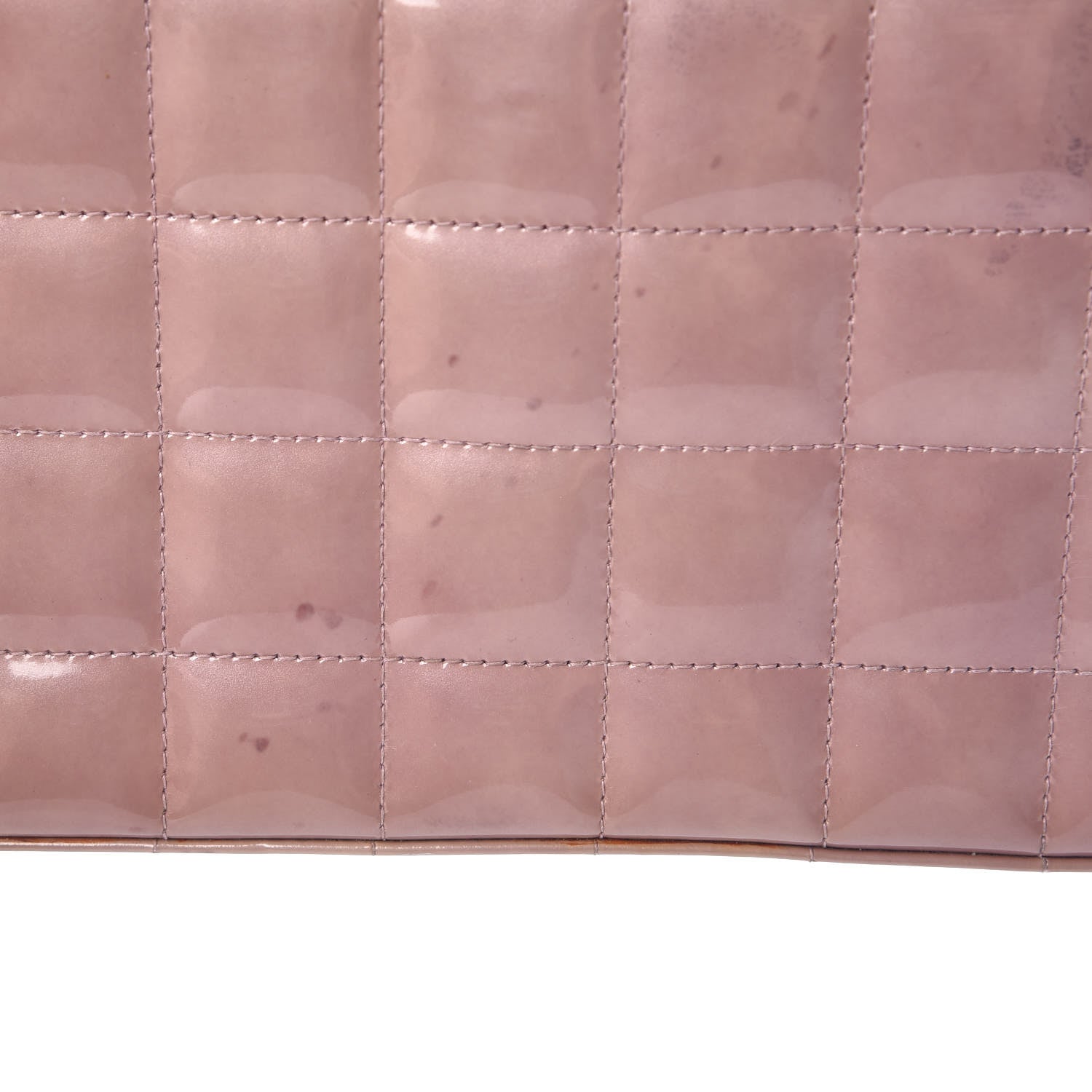 Chanel Patent Quilted East West Chocolate Bar Flap Light Purple 9 of 15