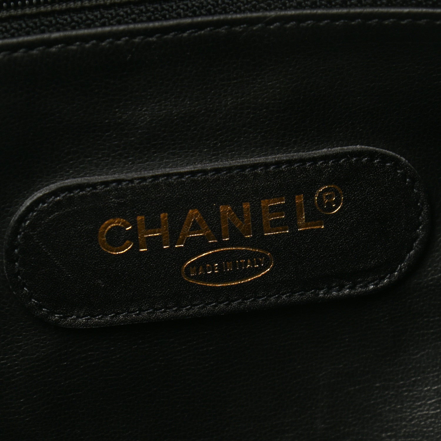 Chanel Calfskin Stitched CC Boston Black 5 of 12