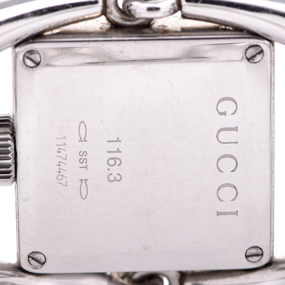 Gucci Stainless Steel Blue Mother of Pearl 20mm Signoria Quartz Watch 5 of 7