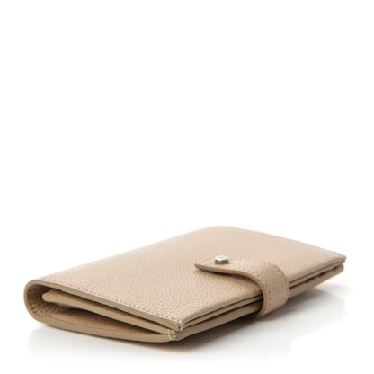 Saint Laurent Grained Calfskin Sac De Jour Compact Wallet Nude Powder 4 of 7