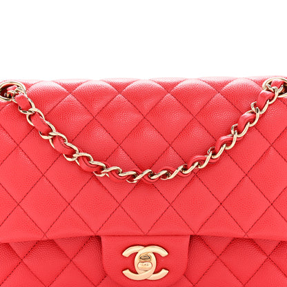 Chanel Caviar Quilted Medium Double Flap Red 8 of 12