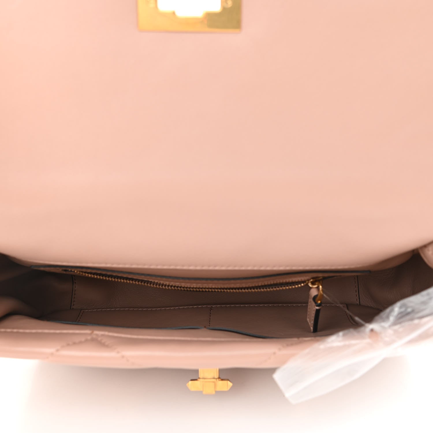 Valentino Garavani Nappa Large Roman Stud Shoulder Bag Rose Cannelle 5 of 7
