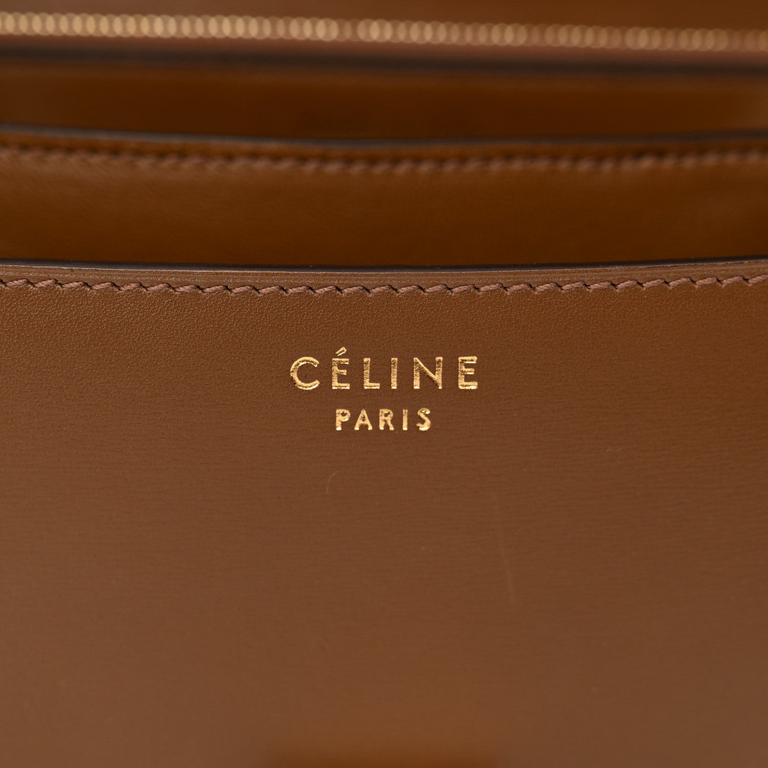 Celine Box Calfskin Medium Classic Box Flap Bag Camel 7 of 12