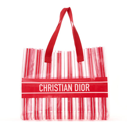 Christian Dior PVC Diorivera Tote Red 1 of 8