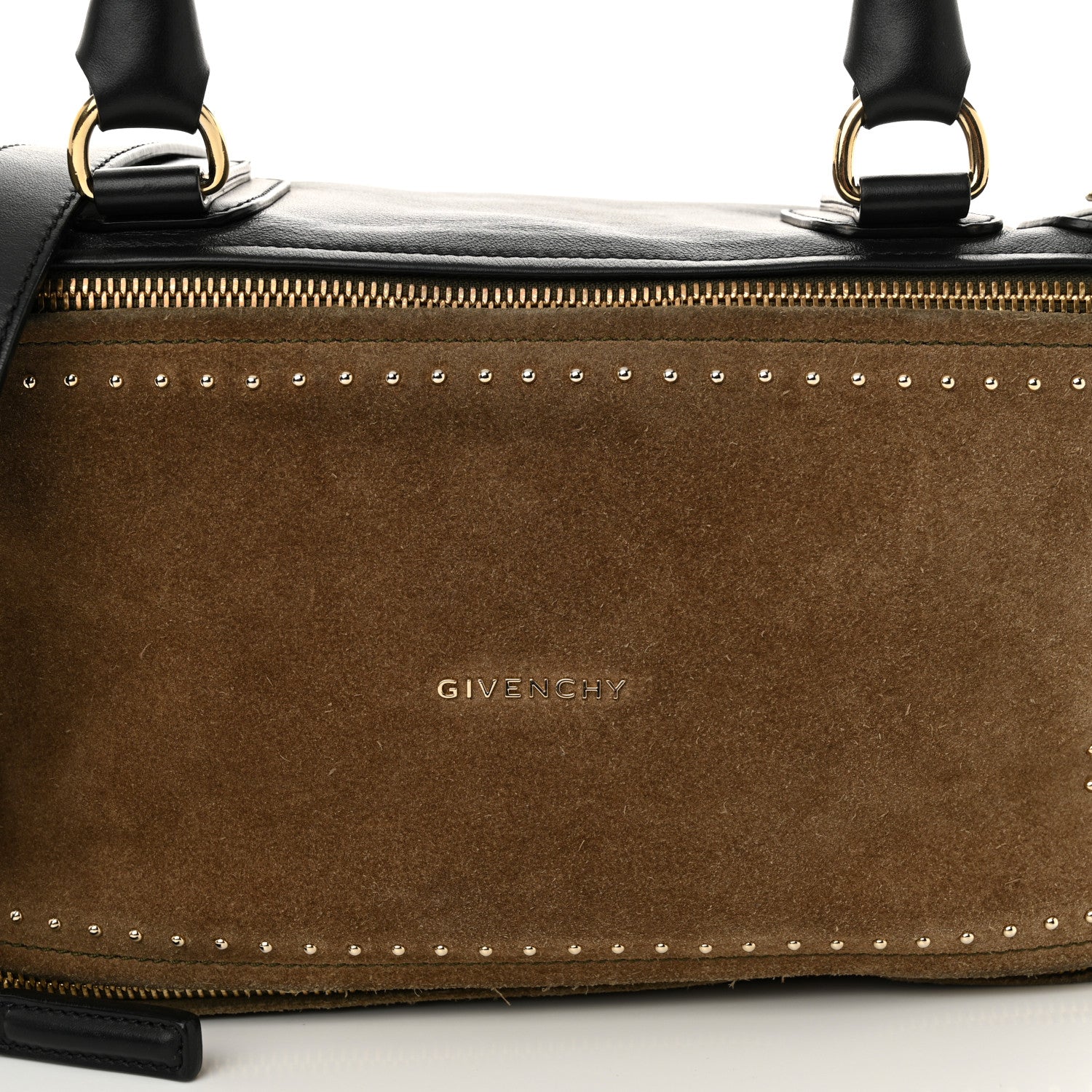 Givenchy Suede Studded Medium Pandora Green 8 of 10