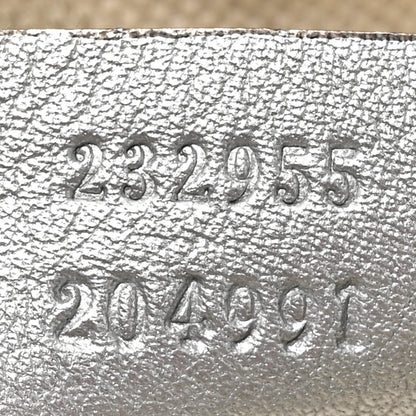 Gucci Metallic Guccissima Medium Sukey Hobo Silver 7 of 19