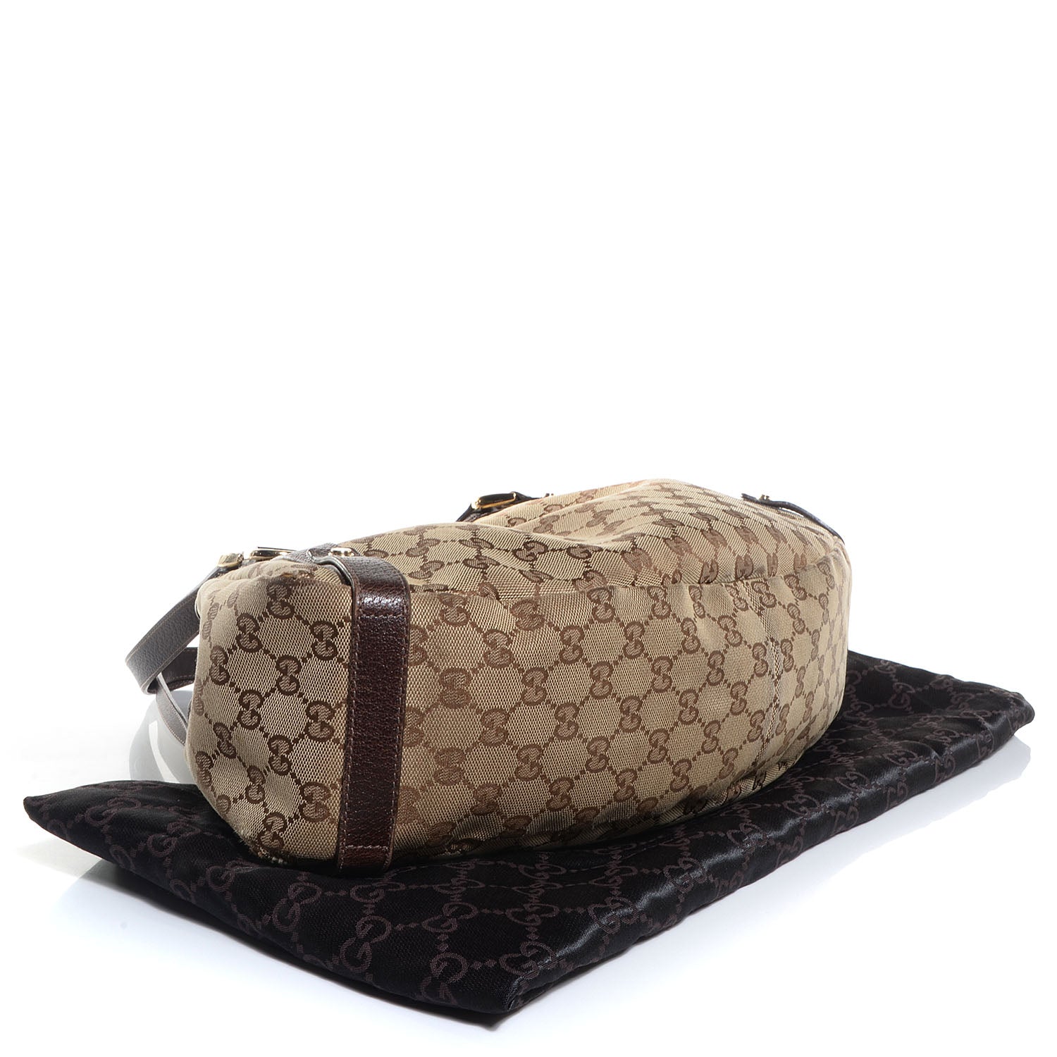 Gucci Monogram Medium Abbey Shoulder Bag Dark Brown 4 of 9