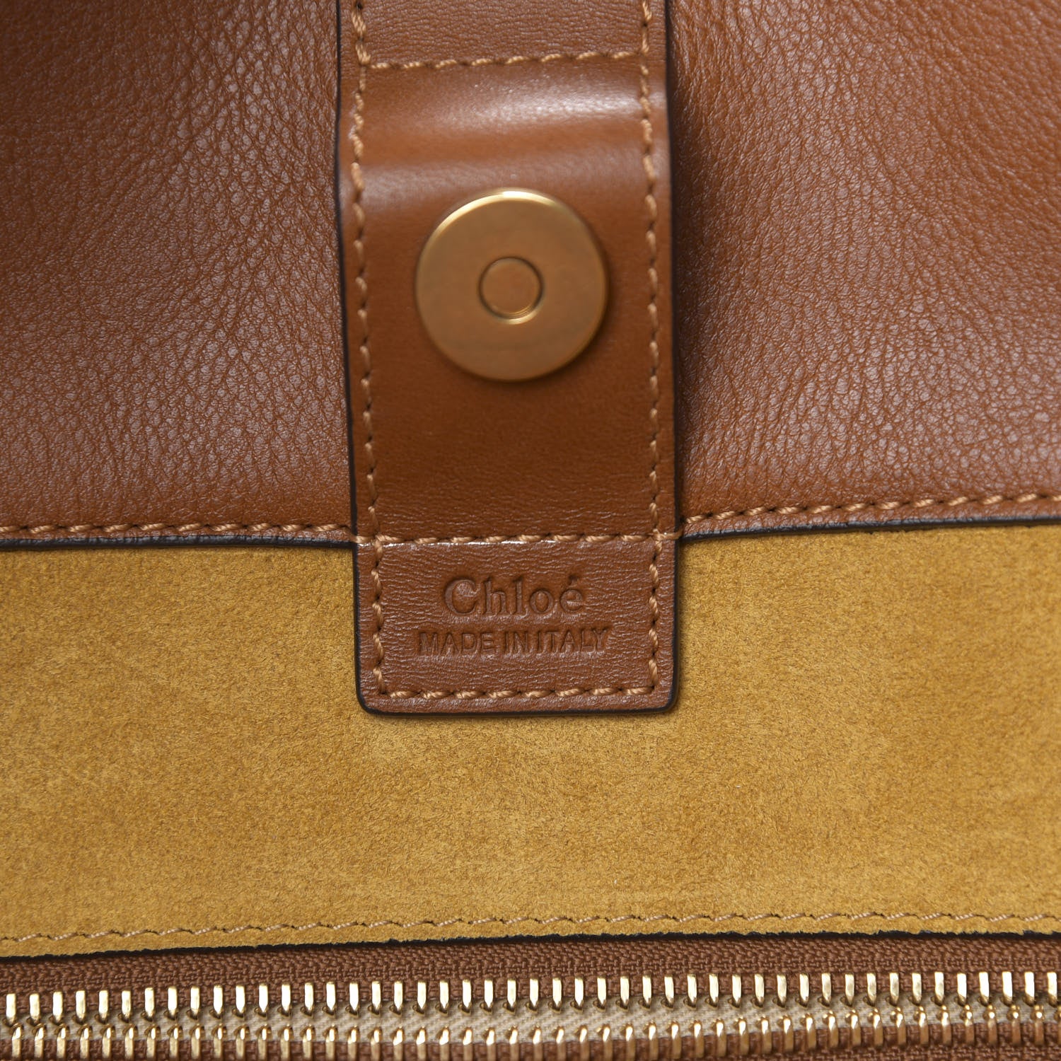 Chloe Smooth Calfskin Medium Milo Shopping Tote Caramel 5 of 9