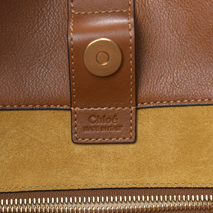 Chloe Smooth Calfskin Medium Milo Shopping Tote Caramel 5 of 9