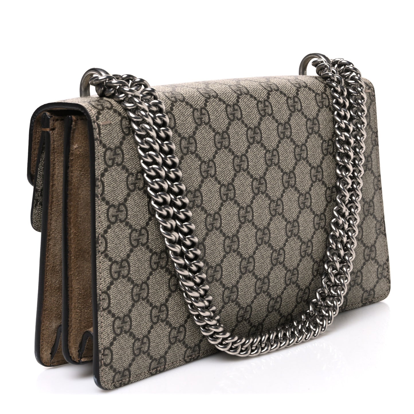 GG Supreme Monogram Small Dionysus Shoulder Bag Taupe