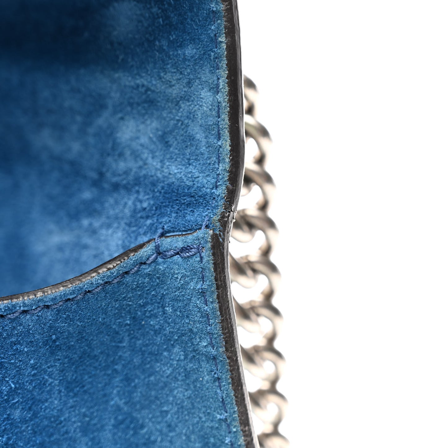 GG Supreme Monogram Blooms Mini Dionysus Shoulder Bag Beige Navy Vintage Blue