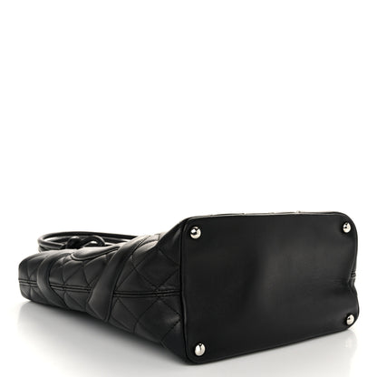 Chanel Calfskin Quilted Medium Cambon Tote Black 4 of 10