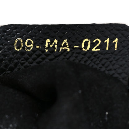 Christian Dior Grained Calfskin Mini Saddle Bag Black 7 of 11