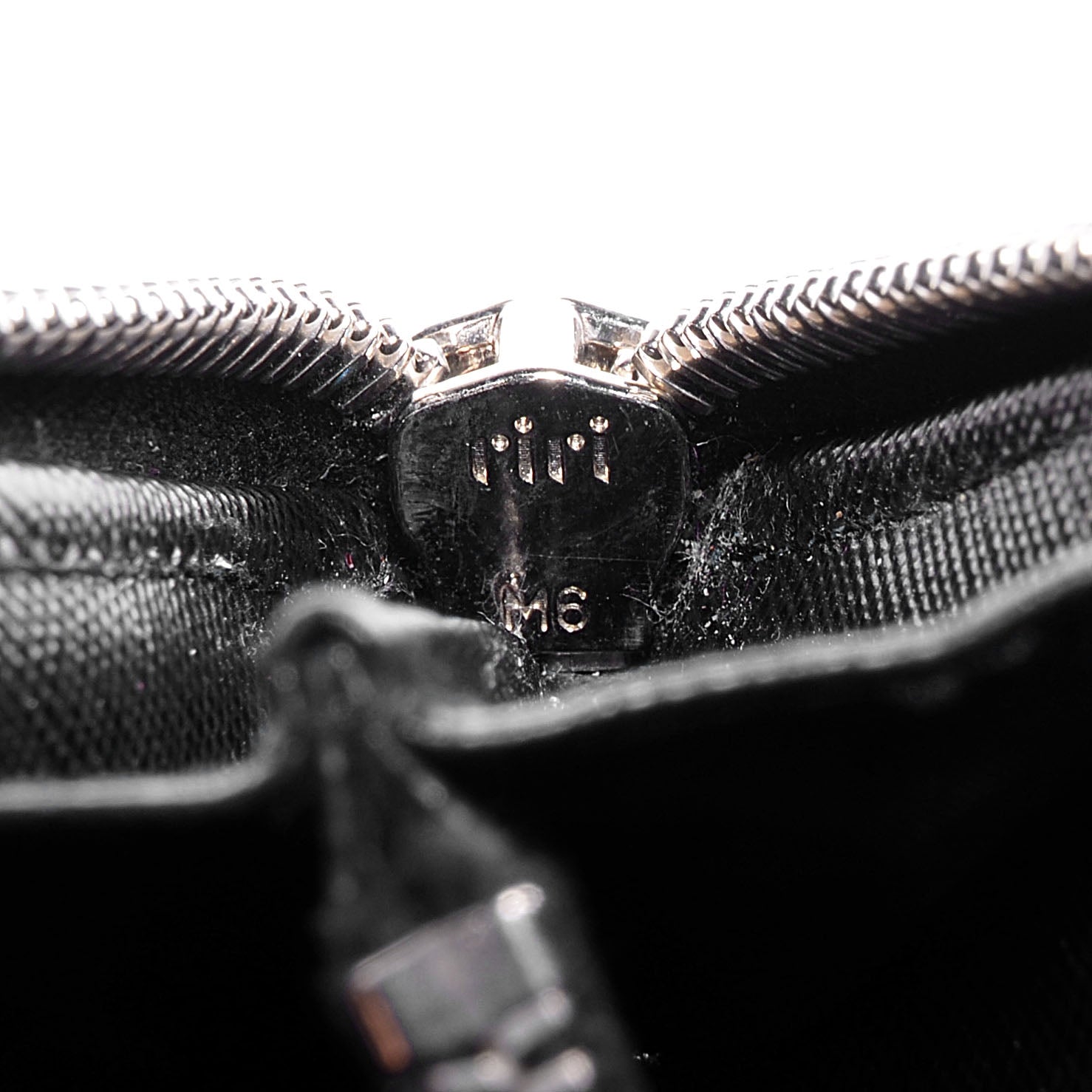 Prada Saffiano Zip Around Wallet Nero Black 9 of 9