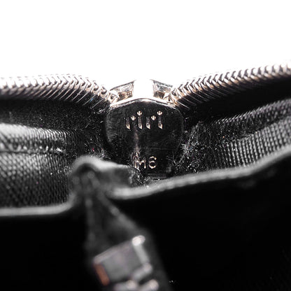 Prada Saffiano Zip Around Wallet Nero Black 9 of 9