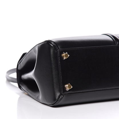 Celine Satinated Calfskin Medium 16 Top Handle Bag Black 5 of 12
