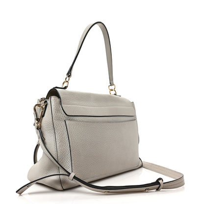 Chloe Calfskin Small Faye Day Shoulder Bag Motty Grey 3 of 9
