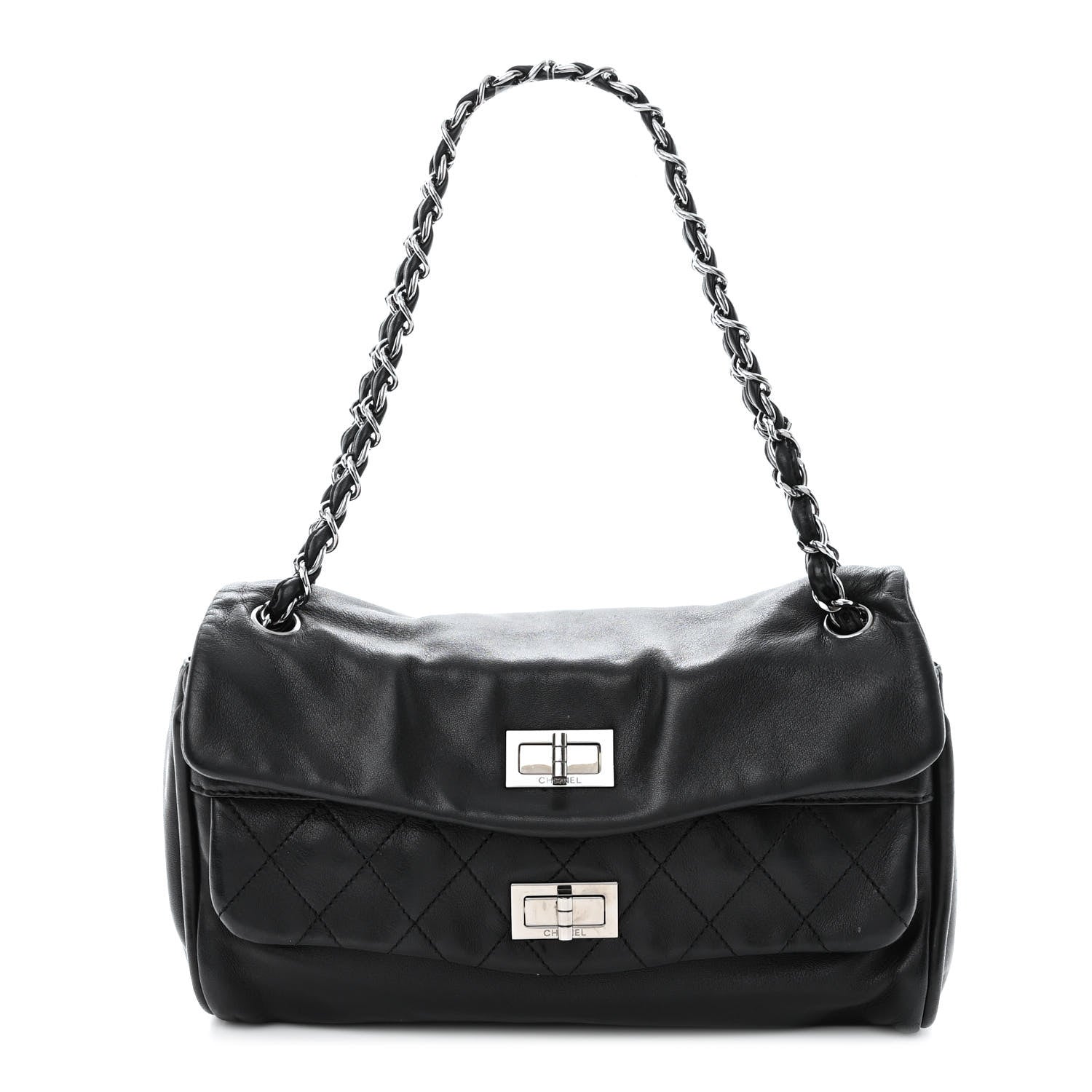 Chanel Lambskin Jumbo Mademoiselle Double Flap Black 1 of 11