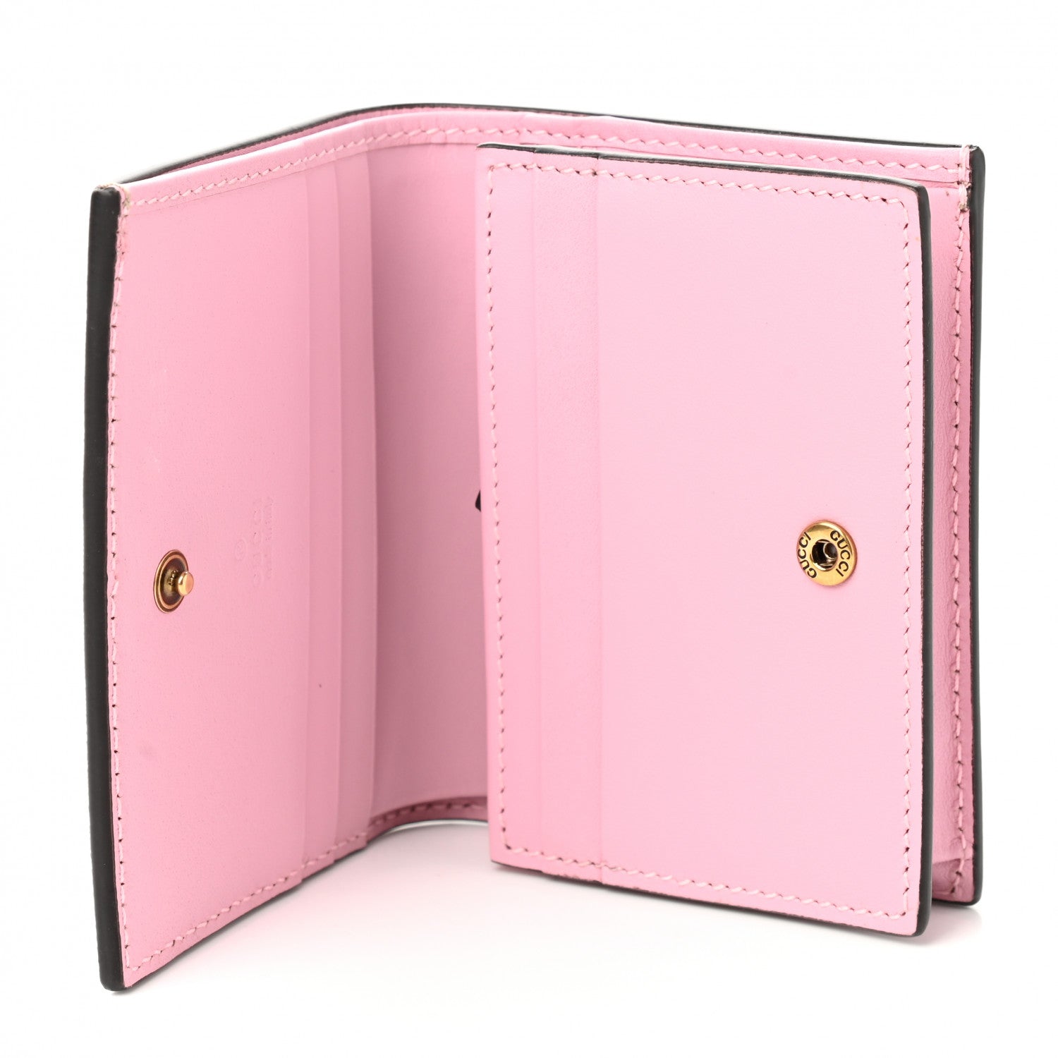 Gucci GG Supreme Monogram Strawberry Card Case 5 of 7