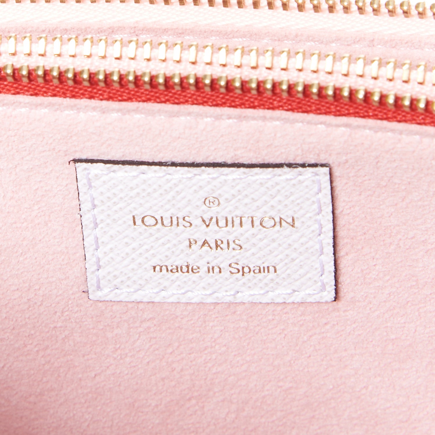 Louis Vuitton Monogram Giant Double Zip Pochette Rouge 6 of 8