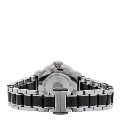 Tag Heuer Stainless Steel Ceramic Diamond Bezel 32mm Formula 1 Lady Quartz Watch Black WAH1312 3 of 5